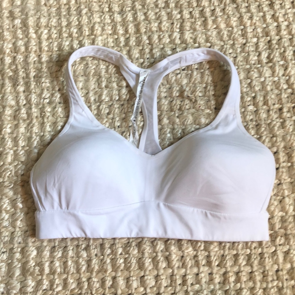 Lululemon white padded sportsbra